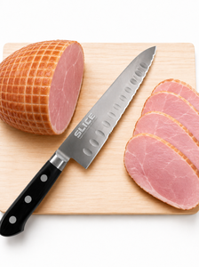 Cuchillo para Rebanar Salmón Ahumado, Hoja con Diseño de Hoyuelos, Venta al por Mayor para Restaurantes Japoneses - Product Image 2