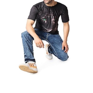 Men Sublimated Printed T-<b>Shirts</b> Made of <b>100</b>% <b>Polyester</b> Durable & Comfortable Quick Dry Breathable O-Neck Short Sleeve - Product Image 4