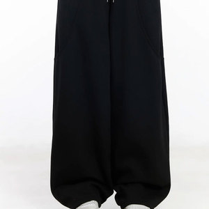 2026 New Arrival Custom Logo Heavyweight <b>Oversized</b> Baggy Sweatpants Double Layer Cotton <b>Joggers</b> Men Vintage Style - Product Image 4