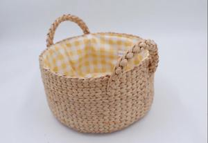 <b>Woven</b> Fruit <b>Basket</b> with Handles Handmade Storage <b>Basket</b> Wholesale eco-friendly Made in Vietnam - Product Image 4