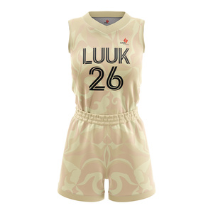 Ensemble d'uniformes de basketball sans manches personnalisés pour femmes, sublimés, anti-humidité, pour équipes sportives - Product Image 4