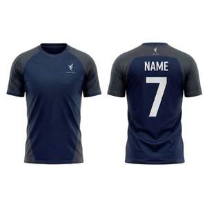 Camiseta de Fútbol Americano Personalizada para Hombre, 100% Poliéster, Sublimada, Elástica, Absorbente de Humedad, Diseño Clásico Retro Vintage - Product Image 3