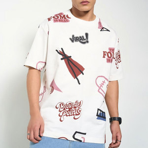 Custom Men's Sports 100% Cotton Summer Print T-<b>Shirt</b> Running Gym Casual Wear Short Sleeve T-<b>Shirt</b> - Product Image 1