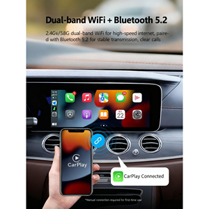 Adattatore Wireless USB-A a USB-C per CarPlay e Android Auto con Dongle Mini Ovale - Product Image 3