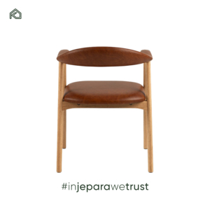 Chaises de restaurant modernes à dossier haut en bois avec coussin moelleux - Mobilier commercial durable fabriqué en Indonésie - Riko - Product Image 6