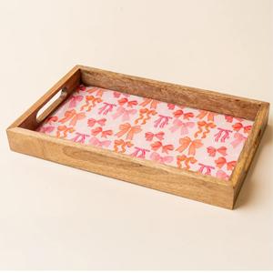 Bandeja de Servicio Extra Grande de Madera Maciza, Bandeja Comercial para Té, Café, Desayuno, Restaurante, con Diseño Personalizado - Product Image 4