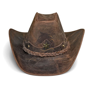 Sombrero de Cuero al por Mayor, Nuevo Estilo, Cómodo, Hecho Profesionalmente, Precio Económico - Product Image 1