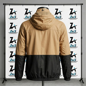 Veste coupe-vent respirante personnalisable de haute qualité, grande taille, patchwork, pour l'hiver, prix de gros, best-seller - Product Image 2