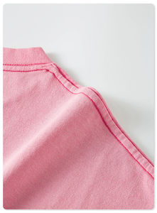 Camisetas al por mayor de nuevo diseño para hombre, con lavado ácido, lisas, 100% algodón, de alta calidad, hechas con buen material. - Product Image 3