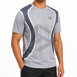 Camiseta Deportiva Formal Personalizada para Hombre |   Camiseta Deportiva de Secado Rápido y Transpirable de Poliéster/Algodón para Correr, Gimnasio y Entrenamiento |   OEM - Product Image 2