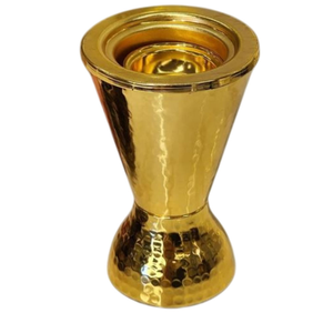 Brûleur de Bakhoor Traditionnel Écologique en Métal Argenté Martelé, Porte-Encens Mabkhara pour Accessoires de Maison, Parfum d'Ambiance, Meilleur Prix - Product Image 4