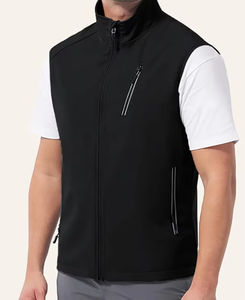 Gilet d'extérieur personnalisé Savvish International pour homme, décontracté, respirant, léger, imperméable, softshell, chauffant, hiver, avec poche - Product Image 2