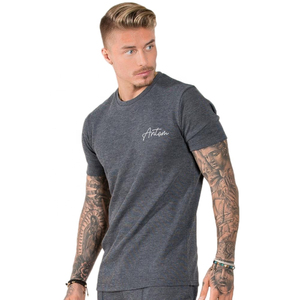 Mens 100% Cotton Eco-friendly Quick Dry Loose Fit Short Sleeve T shirt Custom Printing Blank Design Casual Streetwear Wholesale - Product Image 2