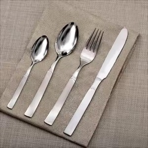 Dinner <b>Table</b> Metal <b>Spoon</b> And Fork Set Cutlery Set For Kitchen Dining Tableware Set For Restaurant - Product Image 2