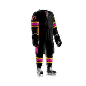 Uniforme de hockey sur glace unisexe respirant de haute qualité, prix de gros, best-seller - Product Image 4