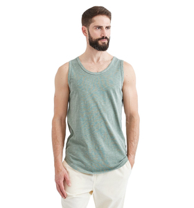 Débardeur de sport unisexe en coton blanc de haute qualité, à col en V évidé, idéal pour l'été, personnalisable - Product Image 5