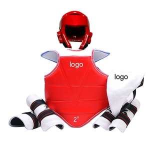 Protector Corporal de Artes Marciales de PU de Alta Calidad con Logotipo Personalizado, Equipo de Karate, Set de Taekwondo - Product Image 3