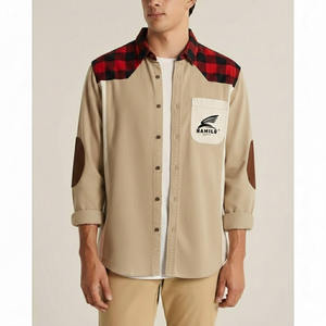 เสื้อเชิ้ตเดนิมถักแขนยาวคุณภาพดีที่สุดสำหรับผู้ชาย เสื้อลำลองขายดี รับสกรีนโลโก้ ระบายอากาศได้ดี - Product Image 3