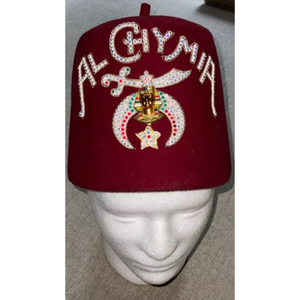 Sombrero Masónico Fez Marrón Vintage 2026 para Masones, Sombrero Masónico de Alta Calidad, Personalizado, Más Vendido, Gorras Fez - Product Image 1