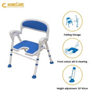 Taiwan OEM Folding Handicapped <b>Foldable</b> <b>Shower</b> <b>Chair</b> <b>for</b> Elderly and Disabled - Product Image 1