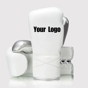 Gants de boxe à lacets de qualité supérieure pour entraînement de boxeur, avec logo personnalisé, pour la gym et le fitness, 14oz, 10oz, 16oz - Product Image 1