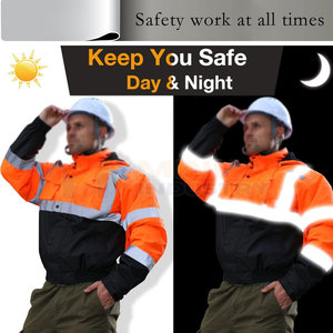 Chaqueta de Seguridad de Último Diseño, Chaqueta de Seguridad al Mejor Precio, Color Personalizado, Ropa de Alta Visibilidad - Product Image 4