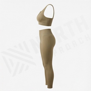 Ropa Deportiva Personalizada de Moda para Mujer, Conjuntos de Yoga y Gimnasio sin Costuras, Transpirables y de Secado Rápido - Product Image 3