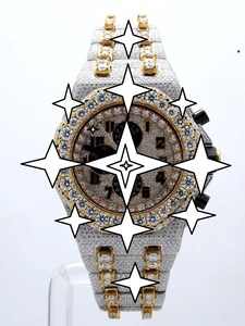 Luxury Men Stainless Steel Watch Round Case Analog Quartz <b>Chronograph</b> Sapphire Crystal Dial Folding Clasp - Product Image 1