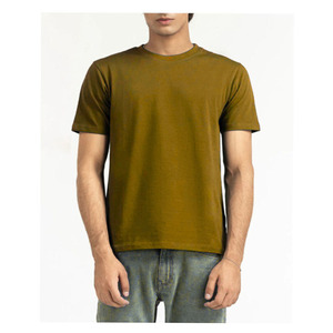 Camiseta de manga corta para hombre, transpirable, de punto, poliéster/algodón, cuello redondo, logotipo frontal, impresión personalizada, ecológica, corte regular. - Product Image 6