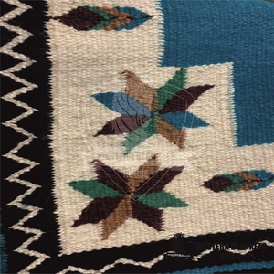 Almohadilla de sillín de equitación de Rancho personalizada profesional elegante carcasa de cuero de polialgodón occidental con relleno de fieltro de neopreno y lana - Product Image 1