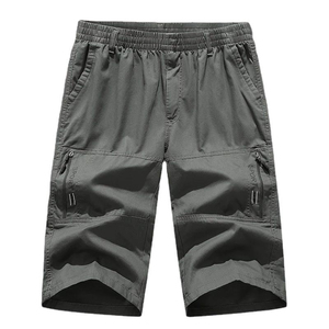 Pantalones Cortos Deportivos de Alto Rendimiento para Hombre, Diseño Cargo, Cómodos para el Entrenamiento Diario, Cintura Media Elástica, Secado Rápido, Estilo Casual, Lona - Product Image 2