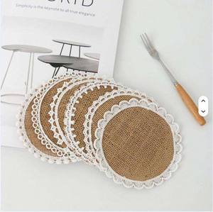 Decorative Jute Table Mat – Handmade <b>Rustic</b> Natural Fiber Placemat for Dining Table and Interior Styling - Product Image 3