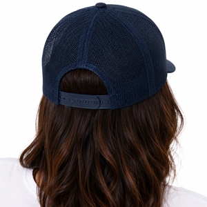 หมวกแก๊ปแบบ Snapback สำหรับทุกเพศ ผ้าฝ้ายเนื้อนุ่ม ทรงเบสบอลแบบไม่แข็ง ปรับสายรัดได้ สไตล์ Trucker สวมใส่สบาย เหมาะสำหรับใช้ในชีวิตประจำวัน - Product Image 5