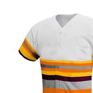 Uniforme de baseball de nouvelle conception, de bonne qualité, disponible en différentes tailles, fabriqué en polyester. Uniforme de baseball de conception de qualité supérieure. - Product Image 6