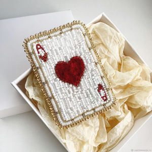 Broche de Joyería con Cuentas Bordadas a Mano, Elegante Accesorio para Bodas, Fiestas y Uso Casual - Product Image 5