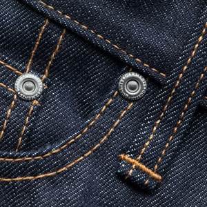 Pantalones Cargo de Mezclilla Selvedge Cruda Original sin Lavado para Hombre, de Alta Calidad, Personalizados, Rectos, con Logotipo Desgastado y Tejido de Algodón - Product Image 2