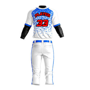 Uniforme de Béisbol Personalizado con Logotipo de Marca Altamente Recomendado, Conjunto de Spandex/Algodón/Fibra de Bambú, Transpirable, Anti-UV, Manga Corta, Tallas Grandes - Product Image 5