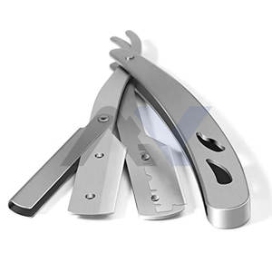 Navaja de Afeitar Profesional para Barbería, Navaja de Afeitar Plegable de Alta Calidad, Cuchilla Recta de Acero Inoxidable para el Cuidado Personal - Product Image 1