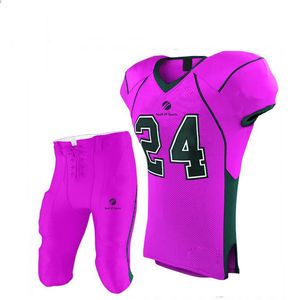 Servicio OEM, Último Estilo, Uniformes de Fútbol Americano para Adultos, Conjuntos de Manga Corta, 100% Poliéster, Uniformes de Fútbol Personalizables - Product Image 6