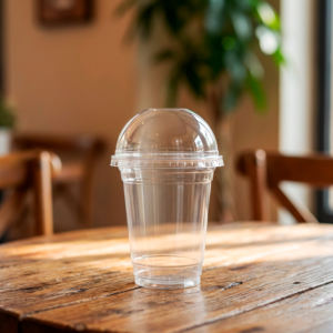 QUANG QUAN Vasos Desechables de PP de Pared Simple al por Mayor, 16-24oz, 95mm de Diámetro, con Tapas para Café, Té y Bebidas Frías - Product Image 6