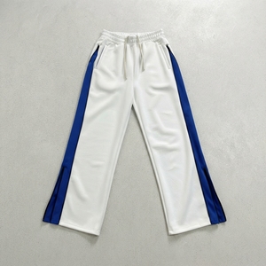 Custom Logo Oversized Baggy Sweatpants Heavyweight Wide Leg <b>Trousers</b> <b>Elastic</b> <b>Waist</b> Zipper Side Stripe Streetwear Pants - Product Image 6