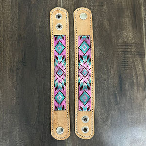 Último diseño de pulsera, pulsera de cuentas de cuero mecanizada a mano, pulsera Bohemia para mujer, correa de cuero genuino, joyería ajustable - Product Image 5