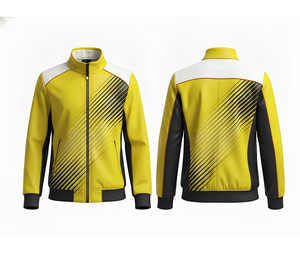 Chaqueta Deportiva con Cierre Completo y Logotipo Personalizado, Ropa para Correr y Hacer Ejercicio, Cálida, Transpirable y de Secado Rápido |   Tallas Hombre Mujer Juvenil - Product Image 1