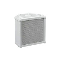 Mini altavoz de columna PA de aleación de aluminio completo de 10W, sonido claro para sistemas de megafonía, altavoces impermeables para exteriores montados en la pared