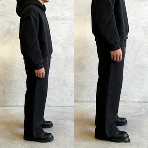 Sudadera con Capucha para Hombre, Talla Grande, 100% Algodón, Tejido Grueso, Lavado Ácido Vintage, con Logotipo Personalizado, Nueva Colección de Invierno - Product Image 3