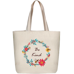 กระเป๋าโท้ททำมือจากผ้าปอกระเจา ลายพิมพ์ทันสมัย น้ำหนักเบา ใช้ซ้ำได้ เหมาะสำหรับใช้ในออฟฟิศและในชีวิตประจำวัน มีจำหน่ายแล้ว - Product Image 1