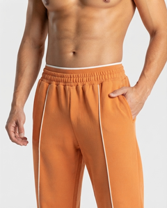 Ensemble de survêtement homme personnalisé avec logo, motif Pumpkin Spice, respirant, coupe oversize, avec sweat à capuche et passepoil contrastant - Product Image 5