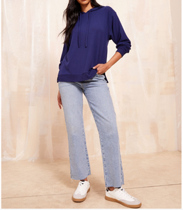 Sudadera Holgada Informal con Capucha y Manga Larga, Estilo Urbano, 100% Algodón, para Hombre y Mujer, Sudadera con Estampado Personalizado - Product Image 1