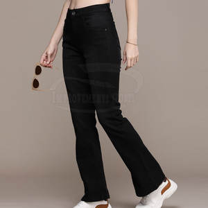 Pantalones vaqueros de Mujer precio bajo novedad servicio OEM pantalones vaqueros de mujer ropa de moda Pantalones vaqueros de mujer - Product Image 3