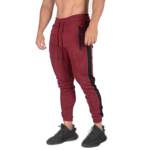 Pantalon de jogging décontracté pour homme, coupe ajustée, en nylon et élasthanne, avec cordon de serrage, léger, vêtements de sport d'été - Product Image 5